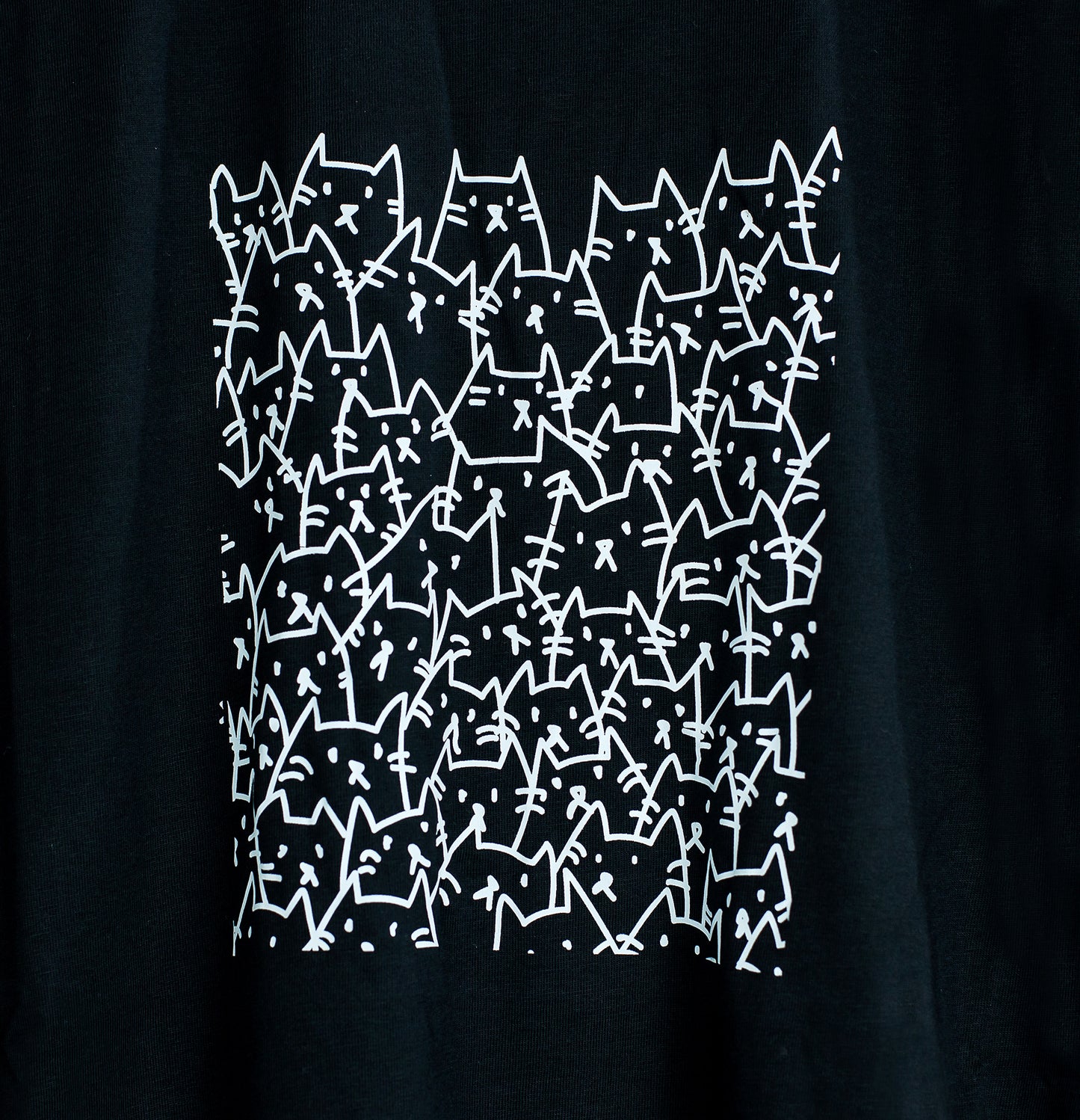 Partner Black T-Shirts, Cats