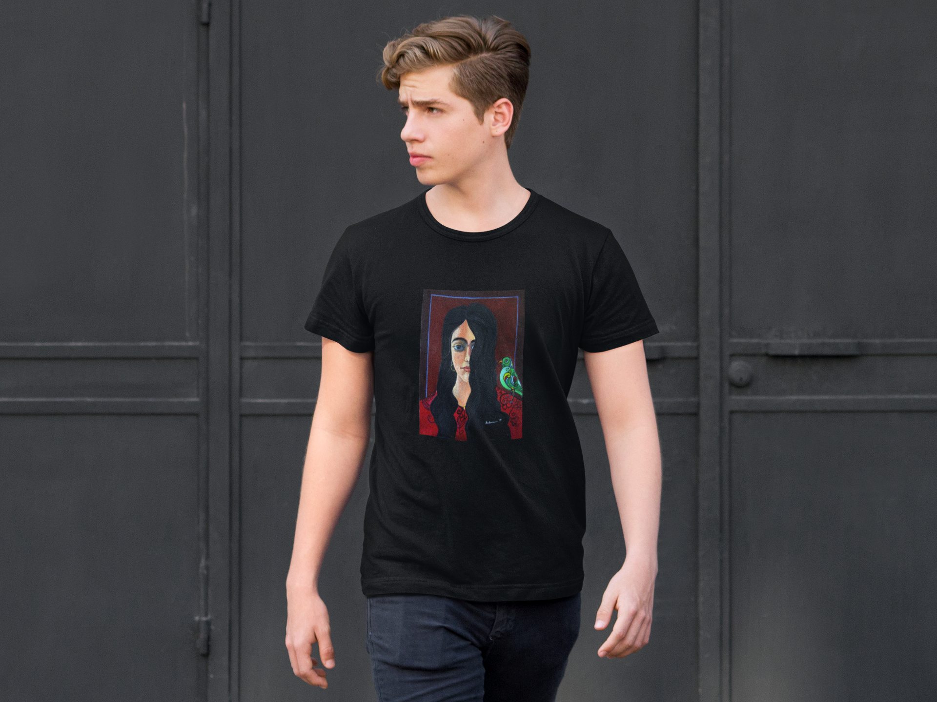 Unisex Black T-Shirt, Slayer, Male