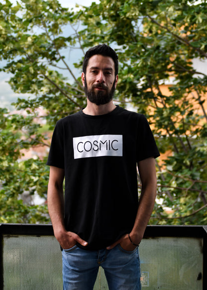 Cosmic, T-Shirt: Round Neck, Regular Fit - Cosmic Hippos